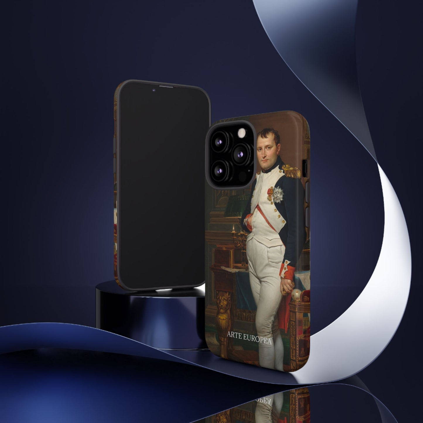 The Emperor Napoleon in His Study at the Tuileries - Jacques-Louis David (1812) - Phone Case