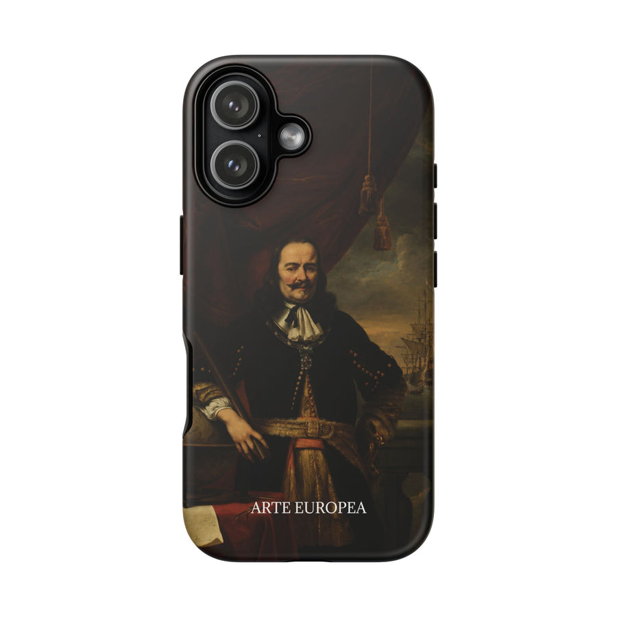 Lieutenant-Admiral Michiel de Ruyter by Ferdinand Bol, phone case