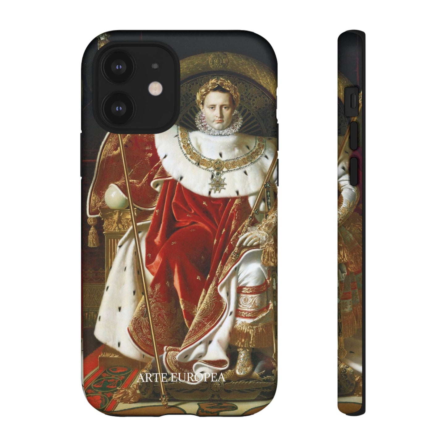Napoleon I on His Imperial Throne - Jean-Auguste-Dominique Ingres (1806) - iPhone Case