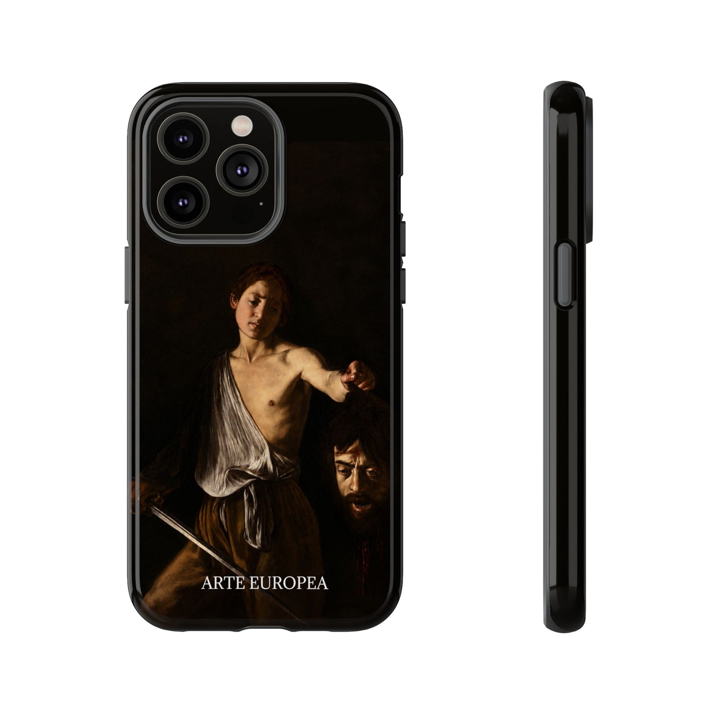 David with the Head of Goliath- Caravaggio (1609-1610) - iPhone Case