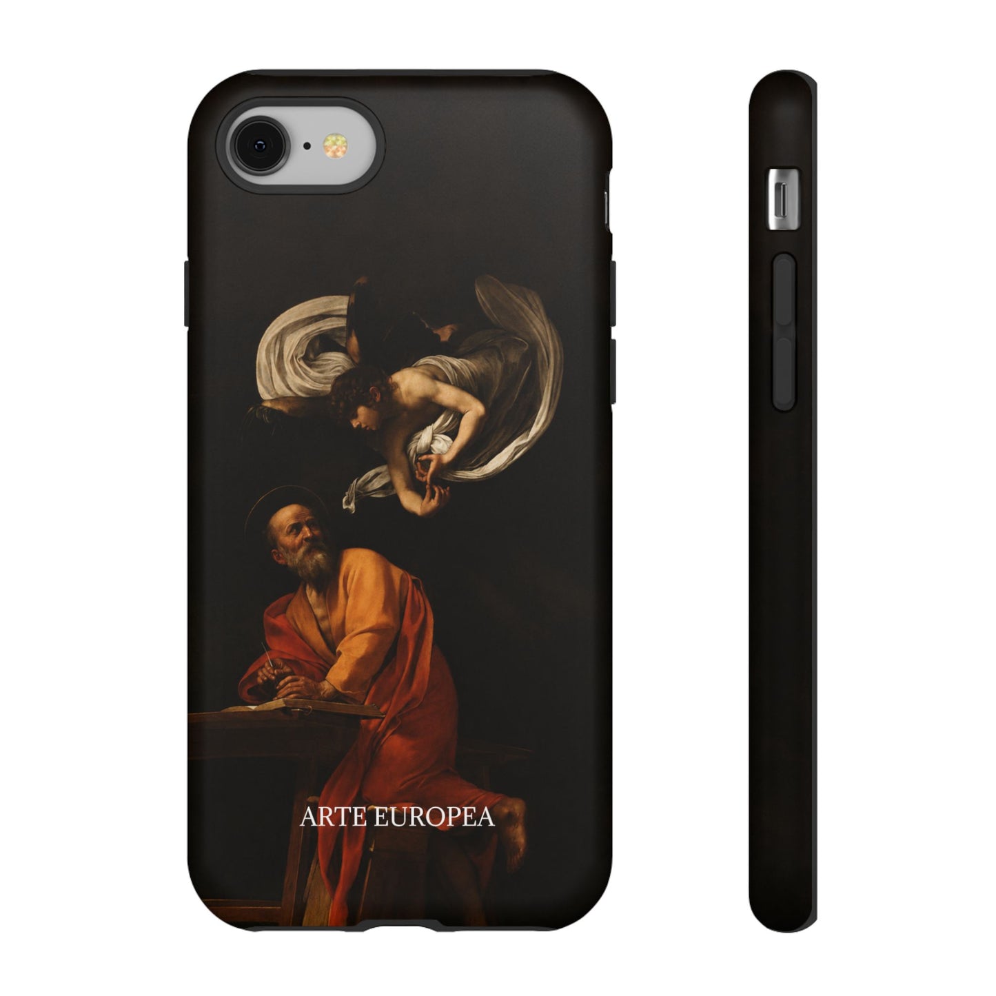 The Inspiration of Saint Matthew - Caravaggio (1602) - iPhone Case