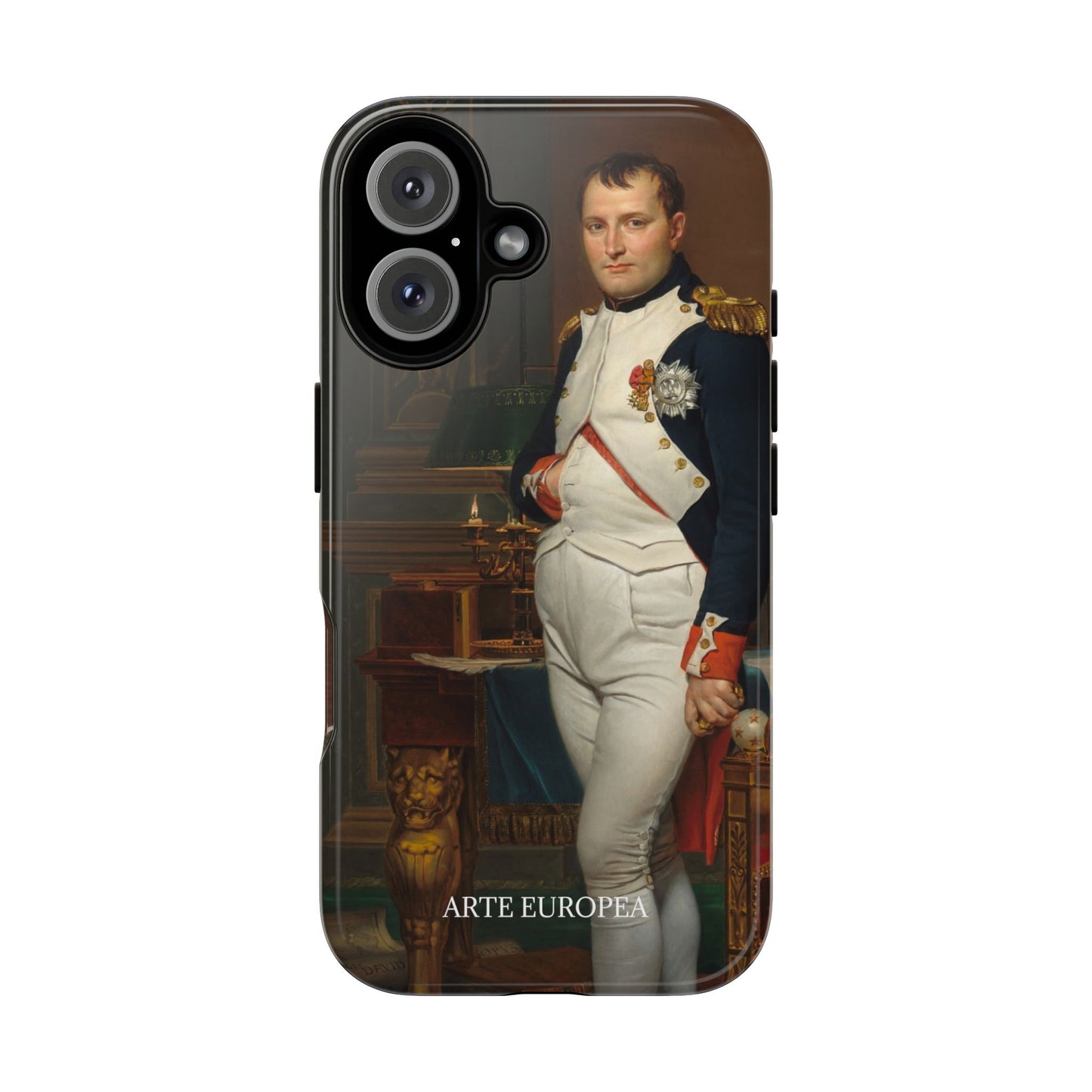 The Emperor Napoleon in His Study at the Tuileries - Jacques-Louis David (1812) - Phone Case