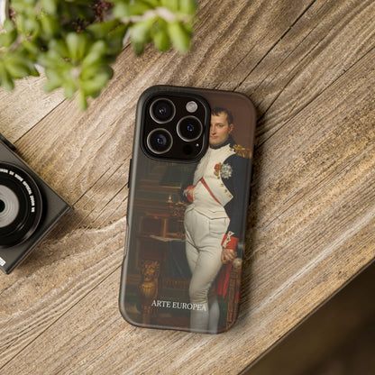 The Emperor Napoleon in His Study at the Tuileries - Jacques-Louis David (1812) - Phone Case