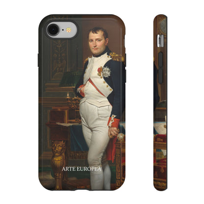 The Emperor Napoleon in His Study at the Tuileries - Jacques-Louis David (1812) - Phone Case