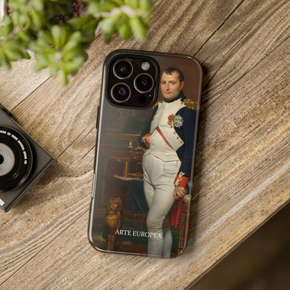 The Emperor Napoleon in His Study at the Tuileries - Jacques-Louis David (1812) - Phone Case