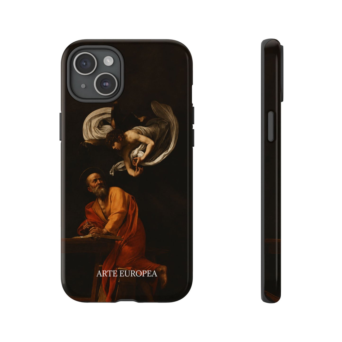 The Inspiration of Saint Matthew - Caravaggio (1602) - iPhone Case