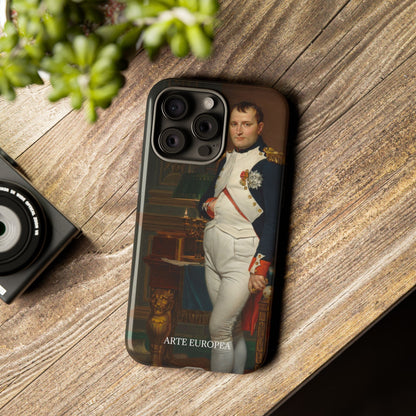 The Emperor Napoleon in His Study at the Tuileries - Jacques-Louis David (1812) - Phone Case