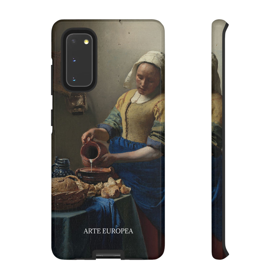 The Milkmaid by Johannes Vermeer, phone case