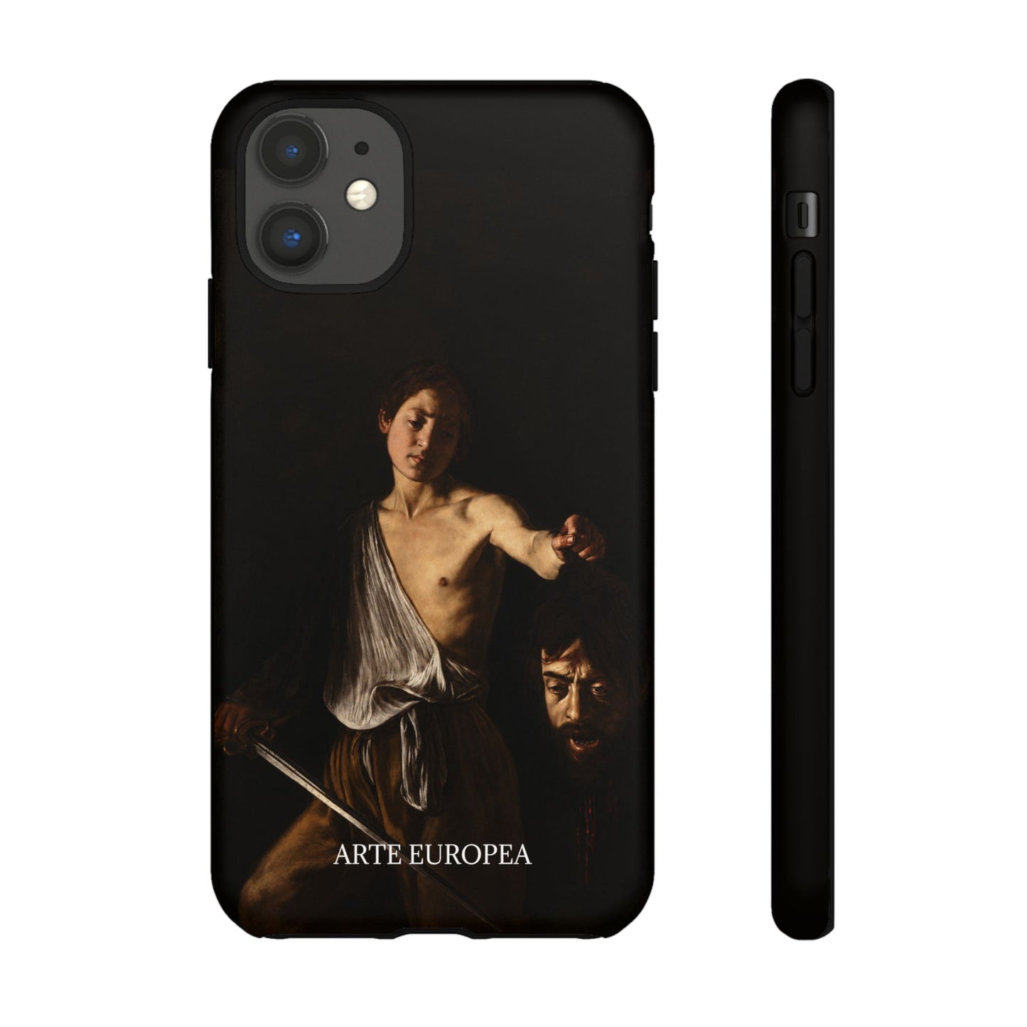 David with the Head of Goliath- Caravaggio (1609-1610) - iPhone Case