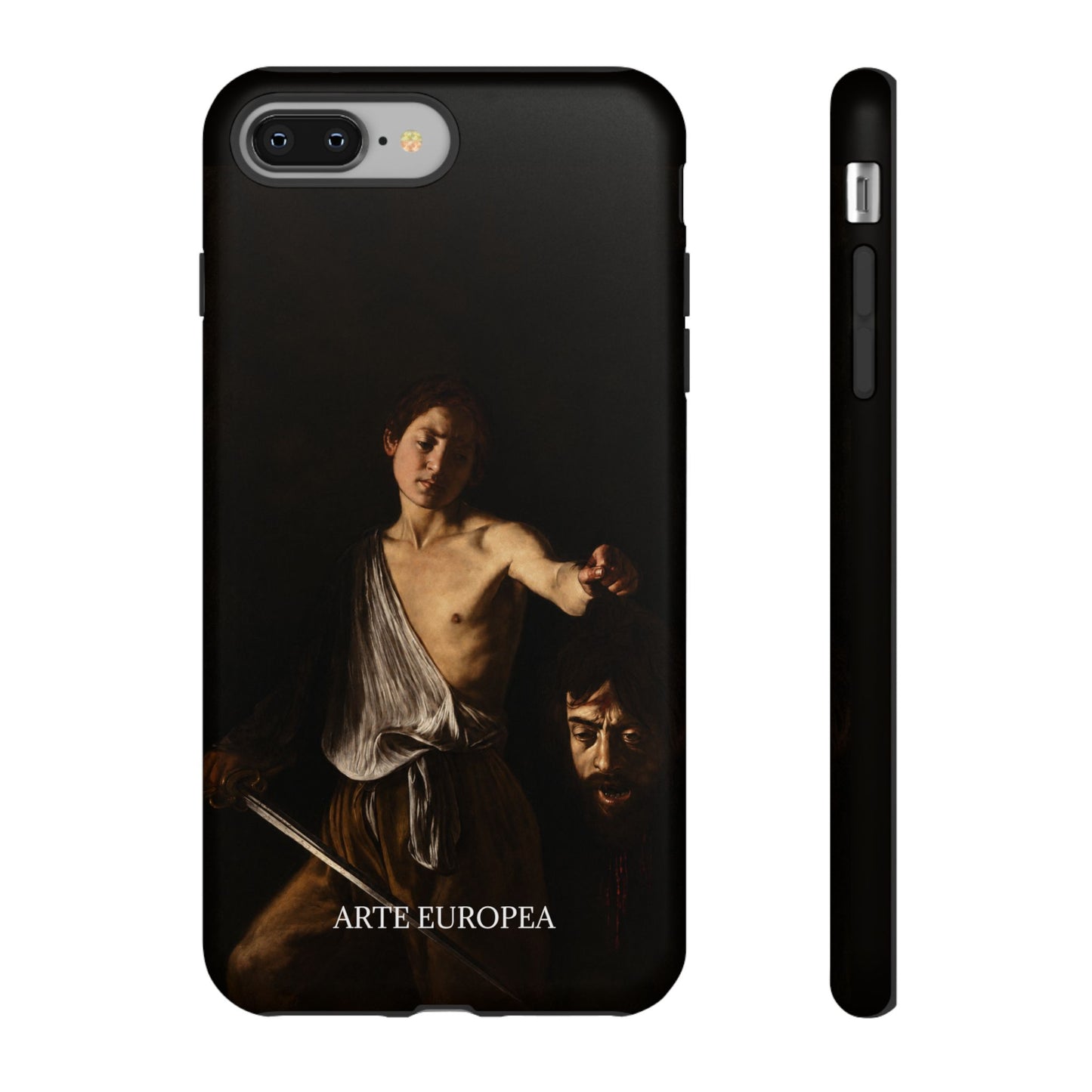 David with the Head of Goliath- Caravaggio (1609-1610) - iPhone Case