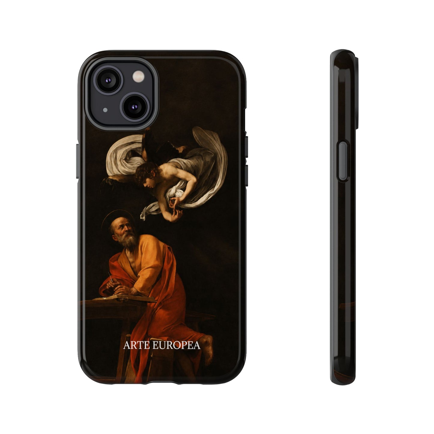 The Inspiration of Saint Matthew - Caravaggio (1602) - iPhone Case
