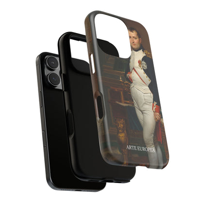 The Emperor Napoleon in His Study at the Tuileries - Jacques-Louis David (1812) - Phone Case