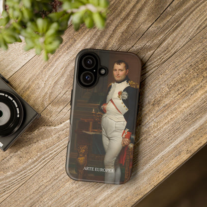 The Emperor Napoleon in His Study at the Tuileries - Jacques-Louis David (1812) - Phone Case