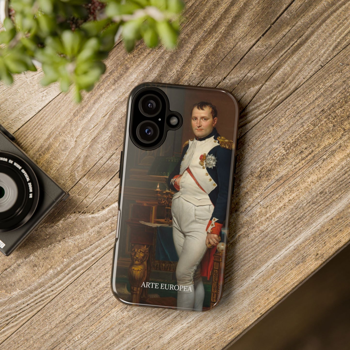 The Emperor Napoleon in His Study at the Tuileries - Jacques-Louis David (1812) - Phone Case