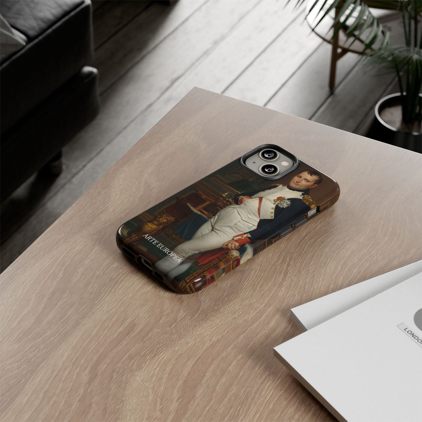 The Emperor Napoleon in His Study at the Tuileries - Jacques-Louis David (1812) - Phone Case