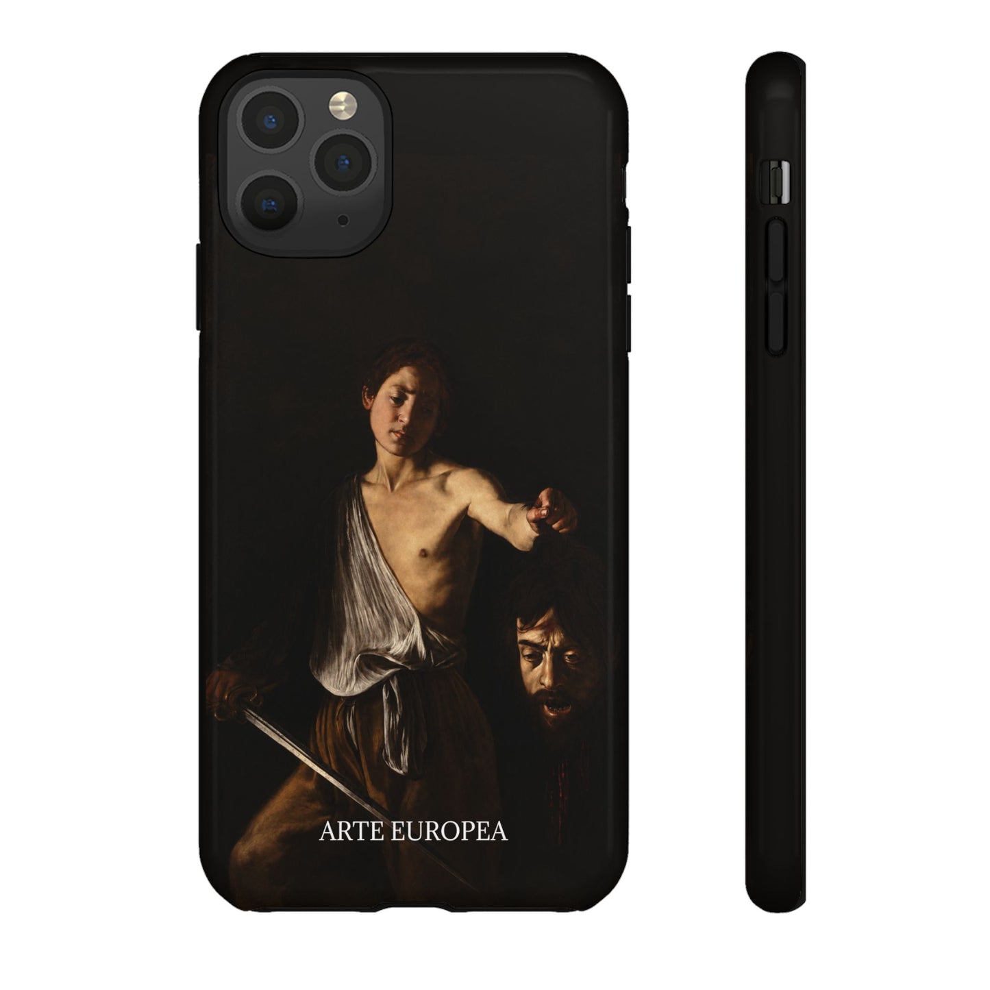 David with the Head of Goliath- Caravaggio (1609-1610) - iPhone Case