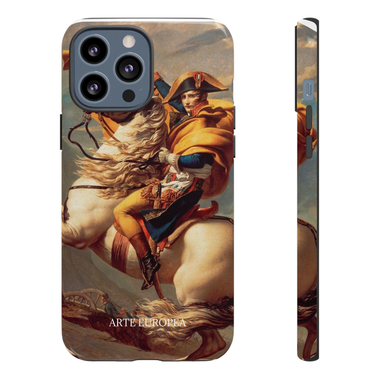 Napoleon Crossing the Alps - Jacques-Louis David (1801) - Phone Case