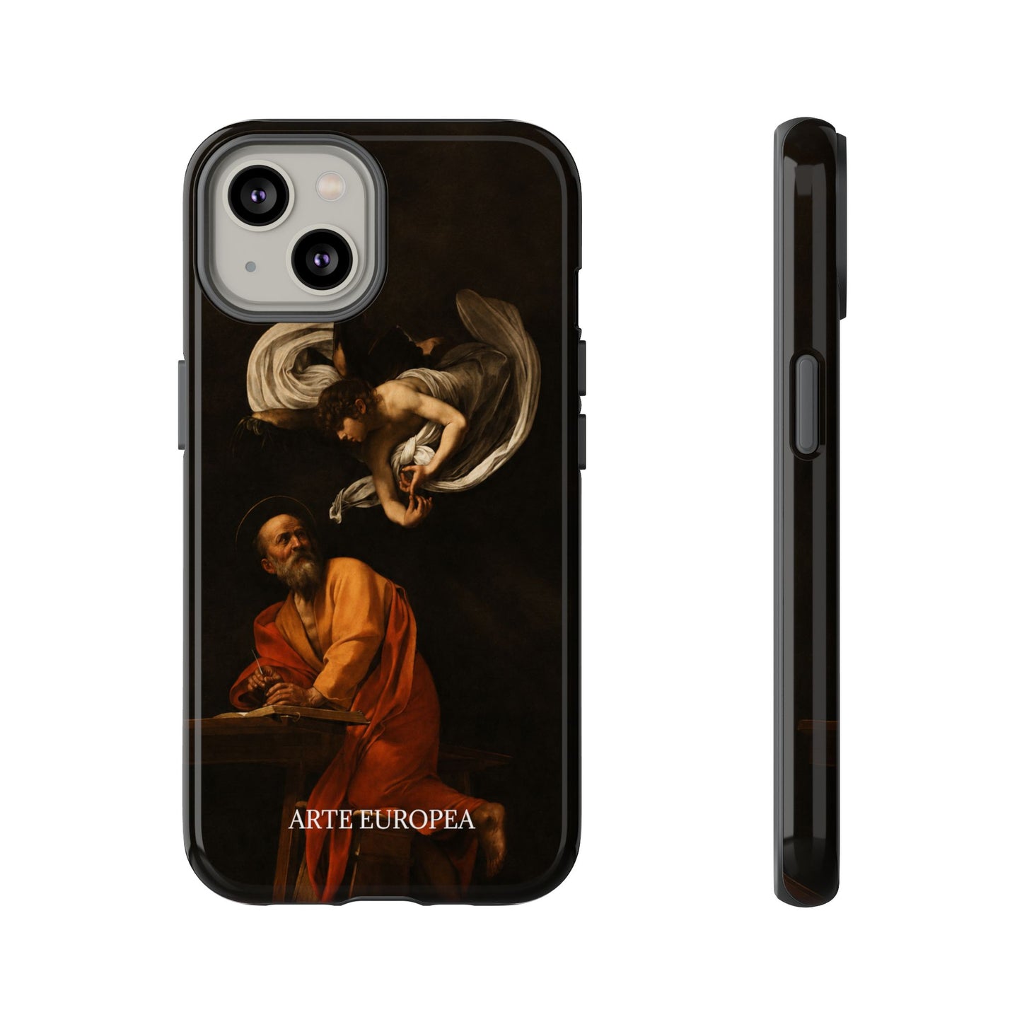 The Inspiration of Saint Matthew - Caravaggio (1602) - iPhone Case