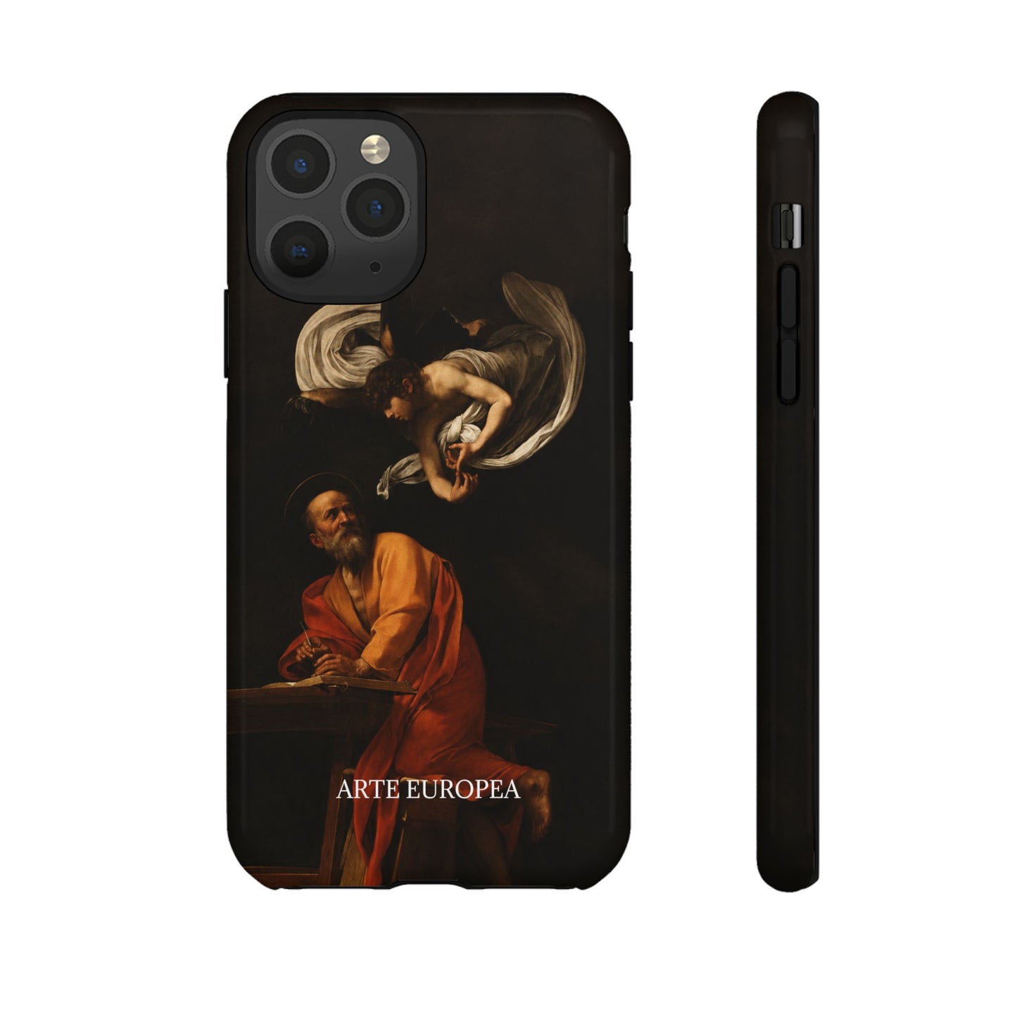 The Inspiration of Saint Matthew - Caravaggio (1602) - iPhone Case