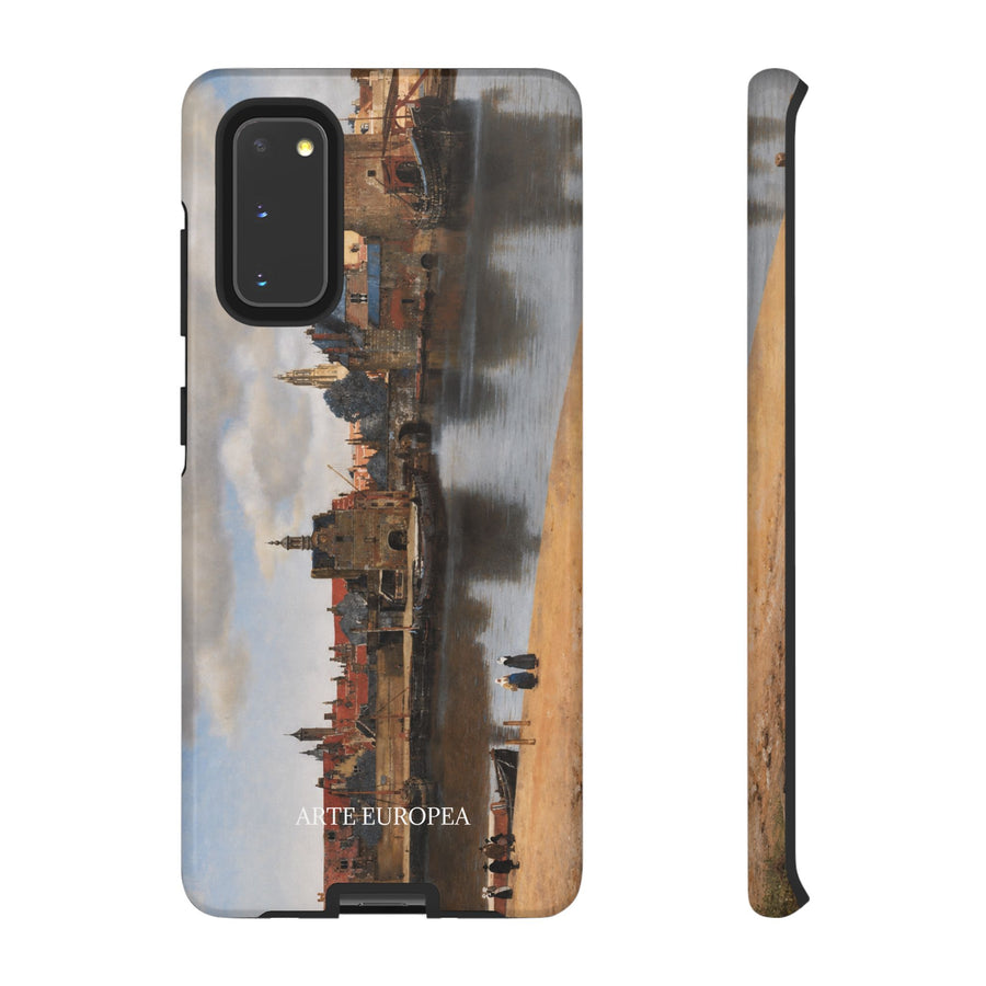 View of Delft by Johannes Vermeer, phone case