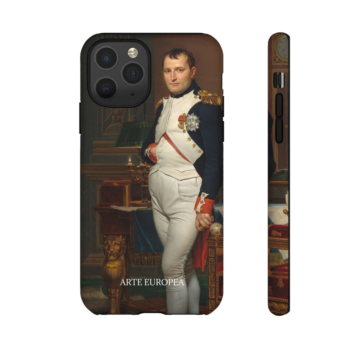 The Emperor Napoleon in His Study at the Tuileries - Jacques-Louis David (1812) - Phone Case