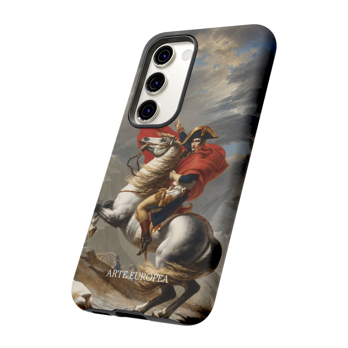Napoleon Crossing the Alps (Red) - Jacques-Louis David
