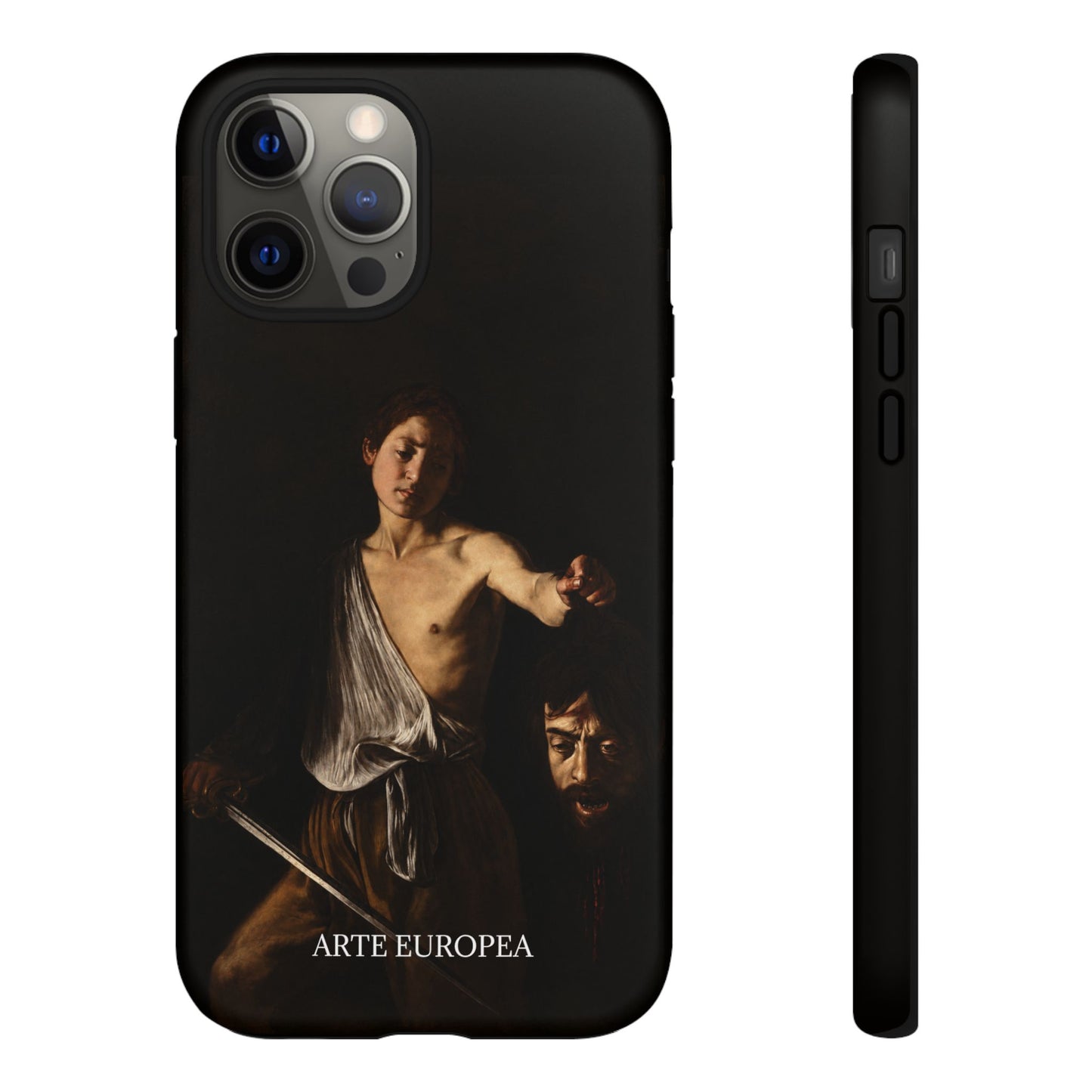 David with the Head of Goliath- Caravaggio (1609-1610) - iPhone Case