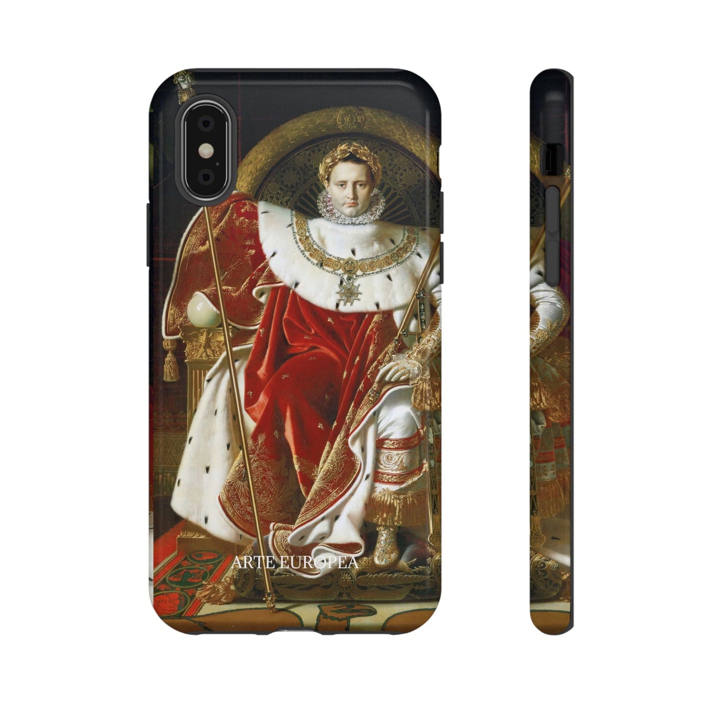 Napoleon I on His Imperial Throne - Jean-Auguste-Dominique Ingres (1806) - iPhone Case