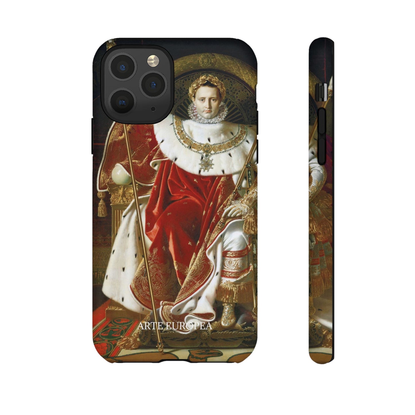 Napoleon I on His Imperial Throne - Jean-Auguste-Dominique Ingres (1806) - iPhone Case