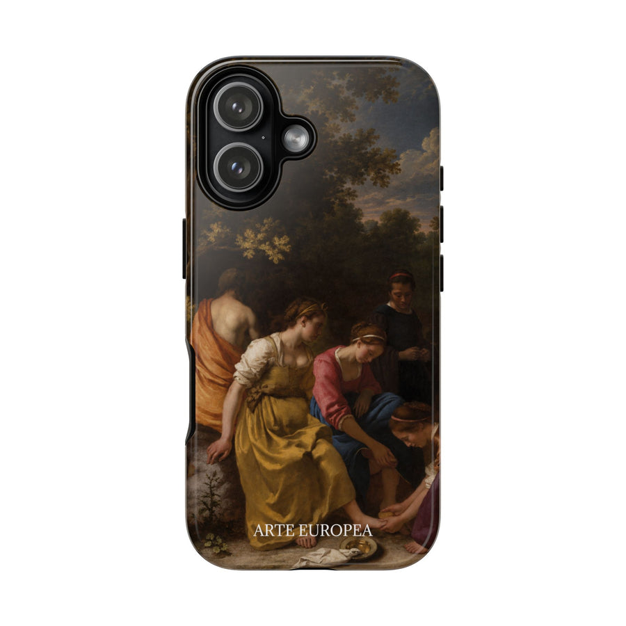 Diana and her Nymphs by Johannes Vermeer, phone case