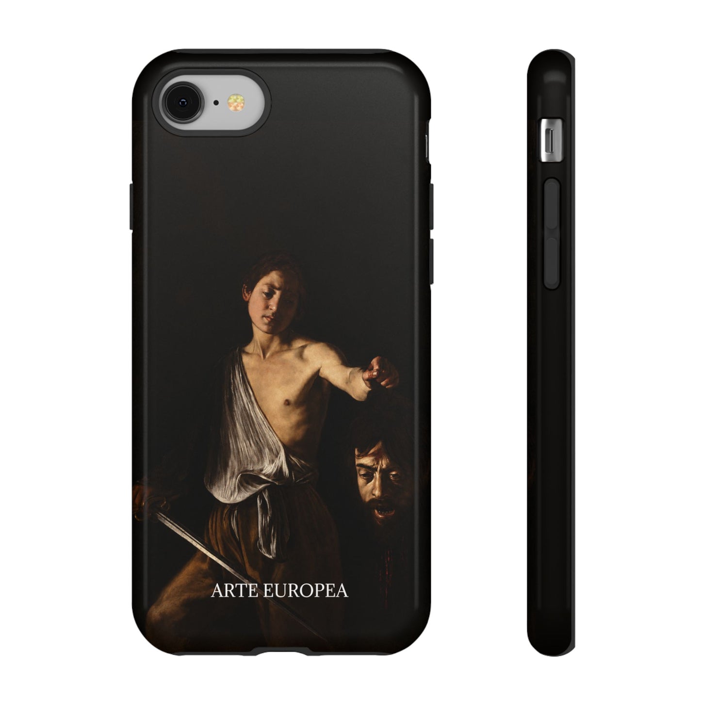David with the Head of Goliath- Caravaggio (1609-1610) - iPhone Case