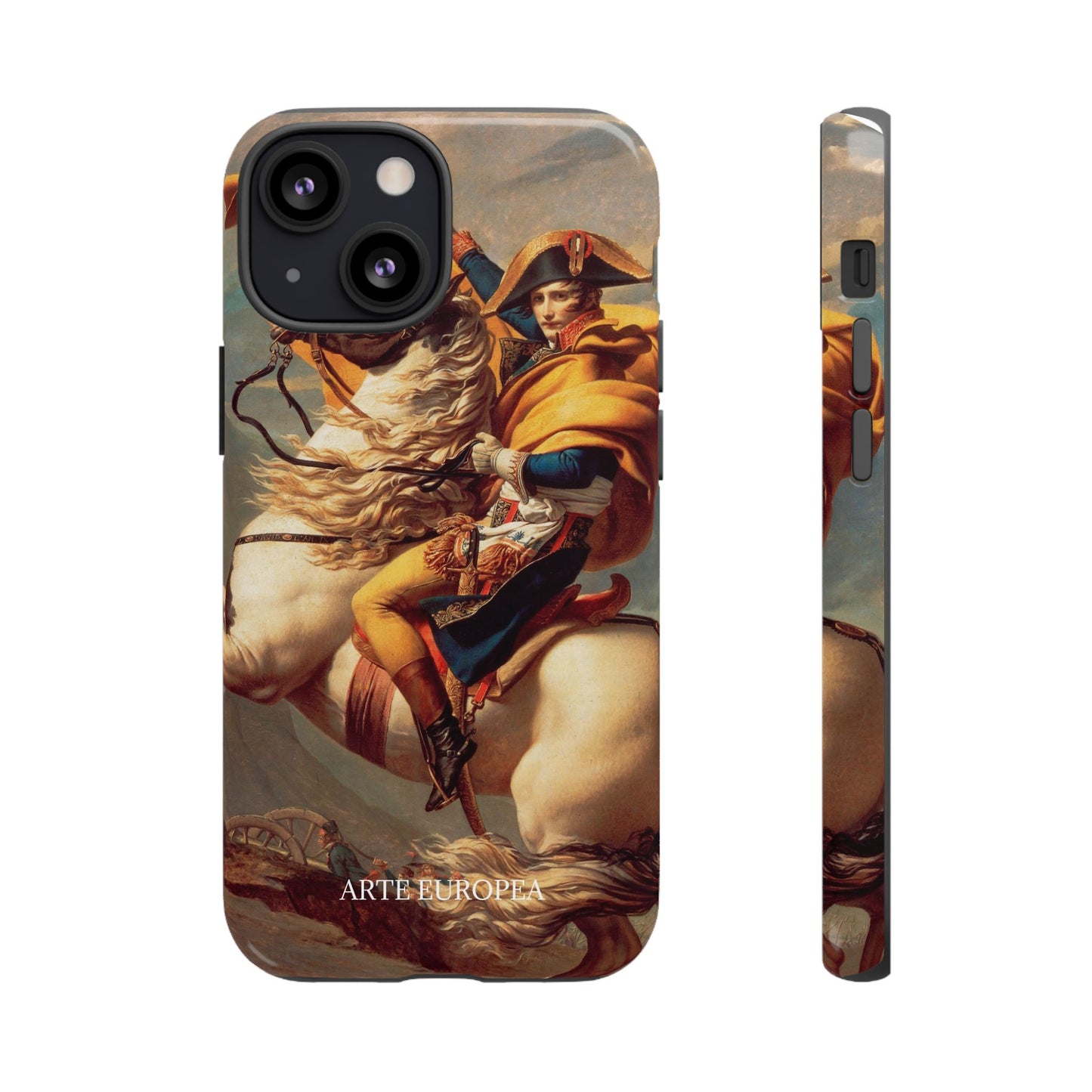 Napoleon Crossing the Alps - Jacques-Louis David (1801) - Phone Case