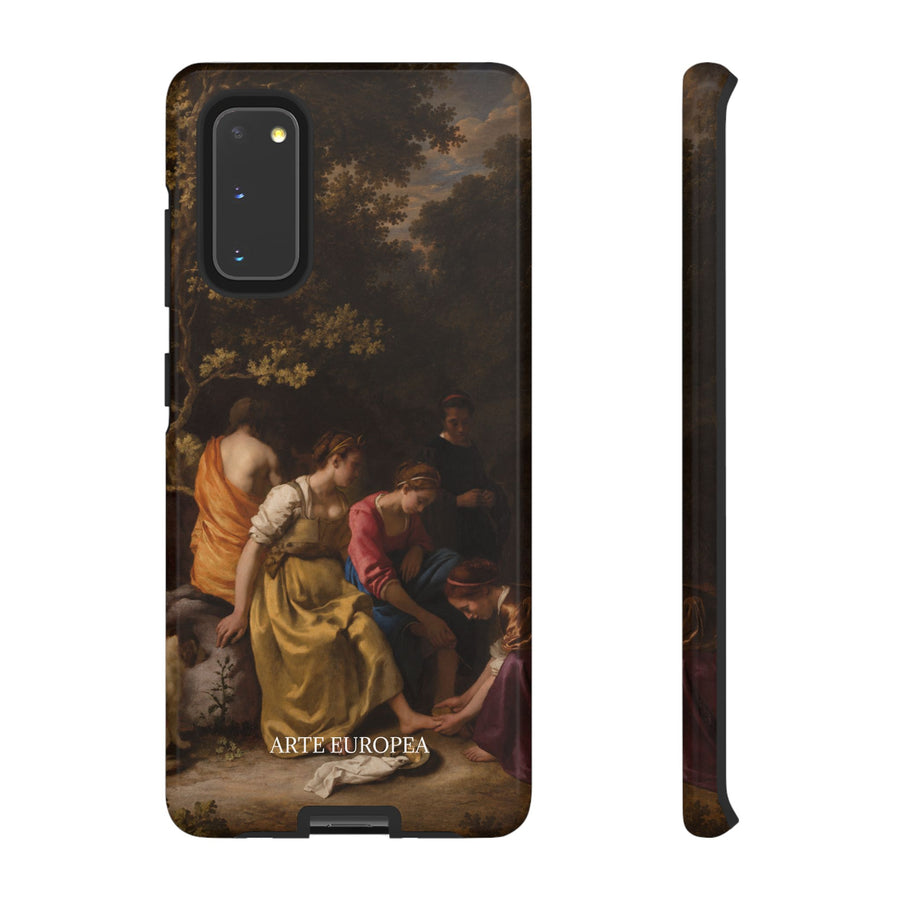 Diana and Her Nymphs by Johannes Vermeer, phone case
