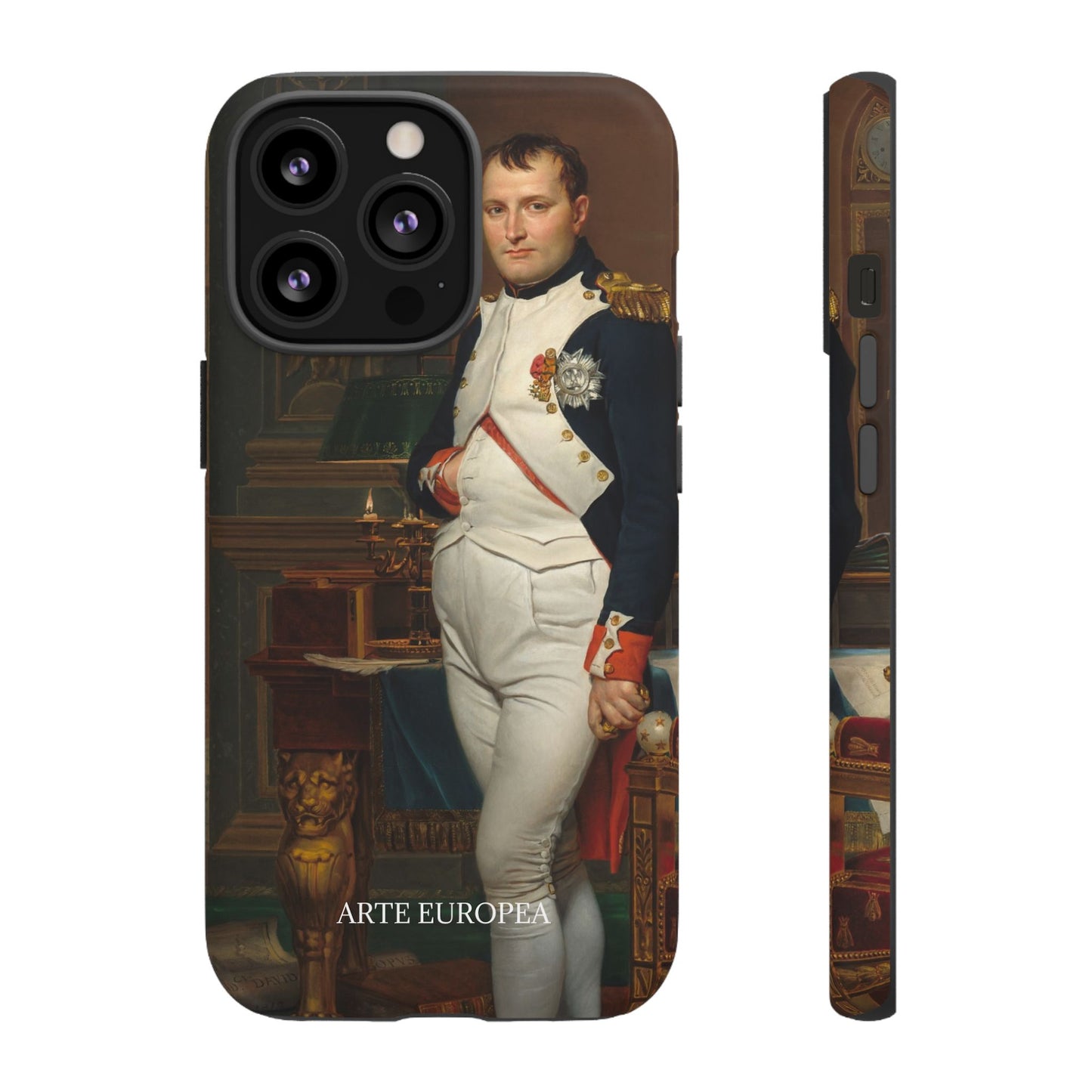 The Emperor Napoleon in His Study at the Tuileries - Jacques-Louis David (1812) - Phone Case
