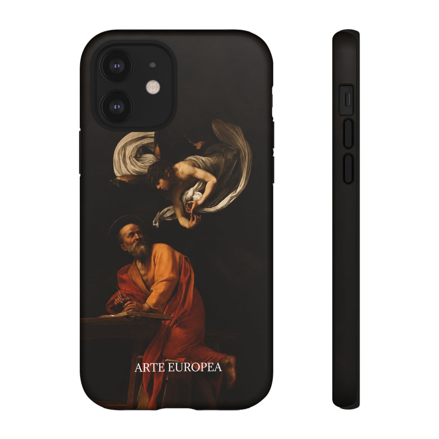 The Inspiration of Saint Matthew - Caravaggio (1602) - iPhone Case
