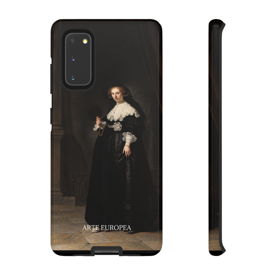 Portrait of Oopjen Coppit by Rembrandt van Rijn, phone case