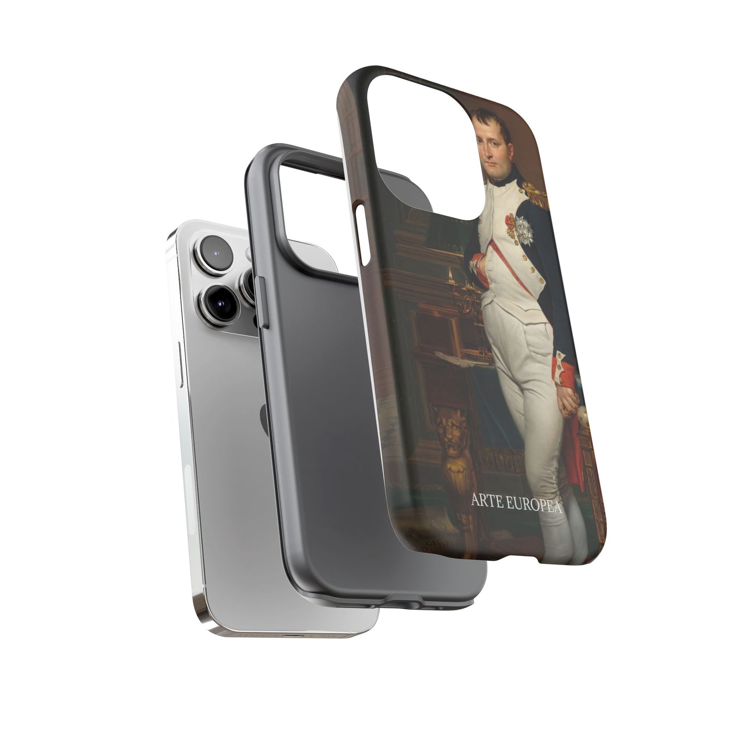 The Emperor Napoleon in His Study at the Tuileries - Jacques-Louis David (1812) - Phone Case