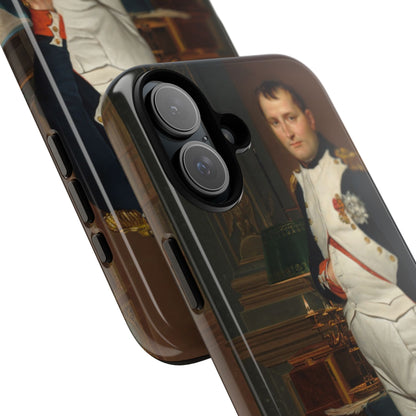 The Emperor Napoleon in His Study at the Tuileries - Jacques-Louis David (1812) - Phone Case