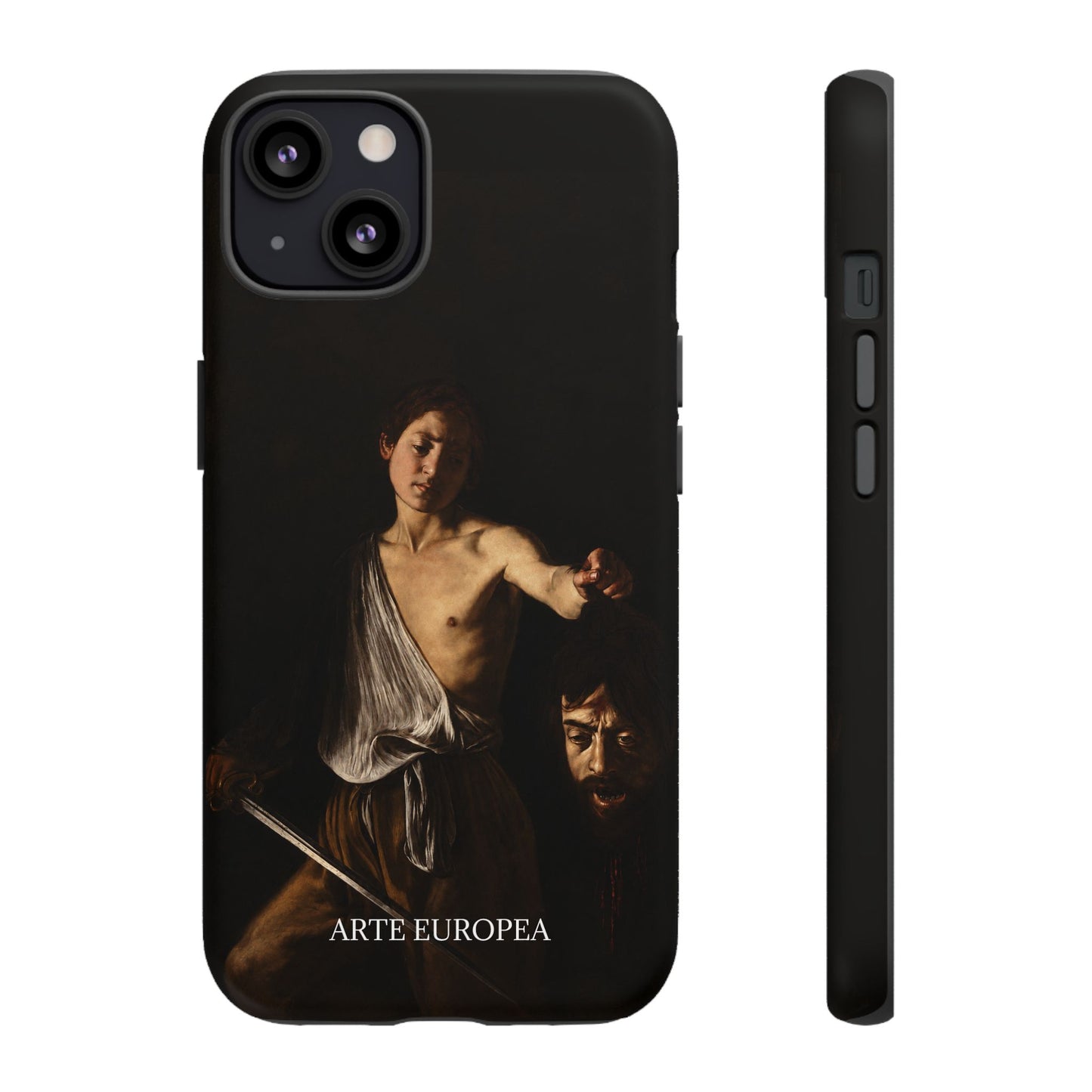 David with the Head of Goliath- Caravaggio (1609-1610) - iPhone Case