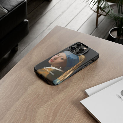 Girl with a Pearl Earring - Johannes Vermeer (1665) - Phone Case