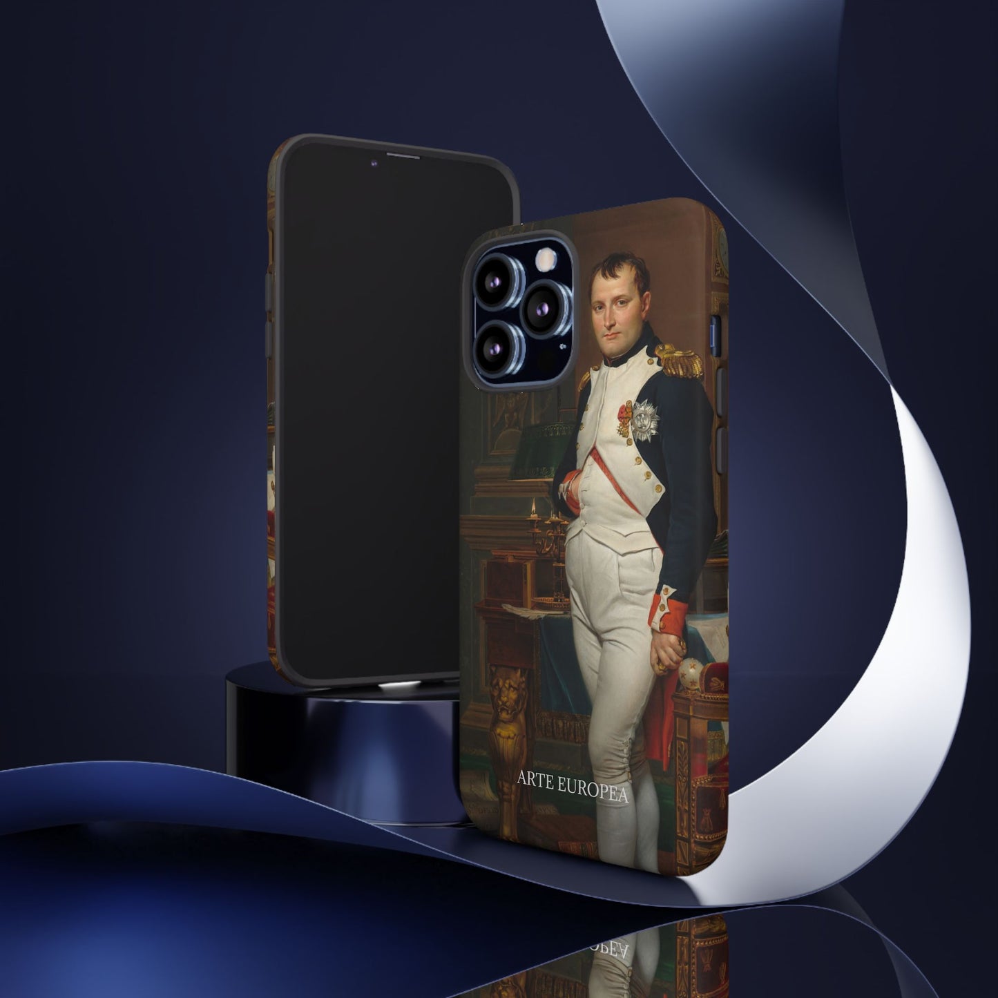 The Emperor Napoleon in His Study at the Tuileries - Jacques-Louis David (1812) - Phone Case