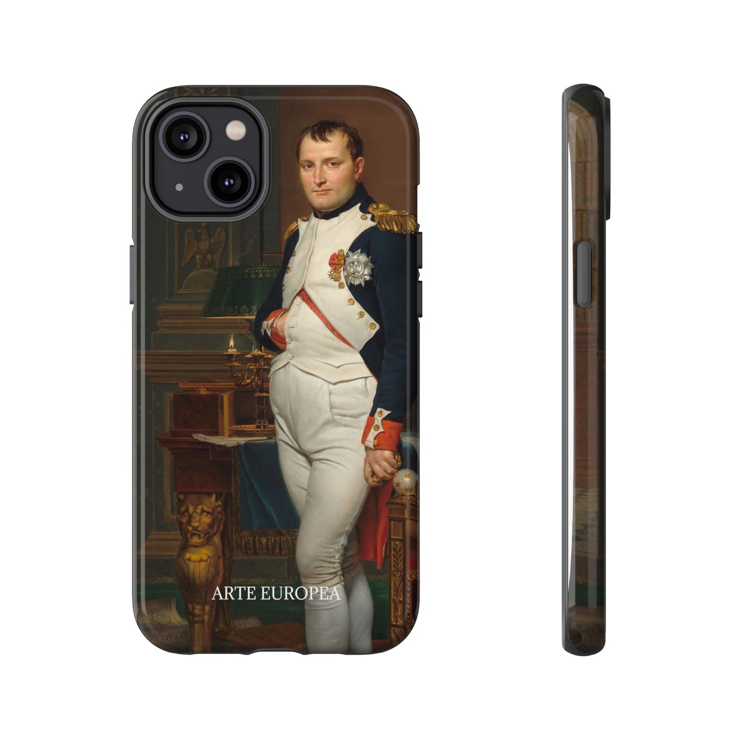 The Emperor Napoleon in His Study at the Tuileries - Jacques-Louis David (1812) - Phone Case