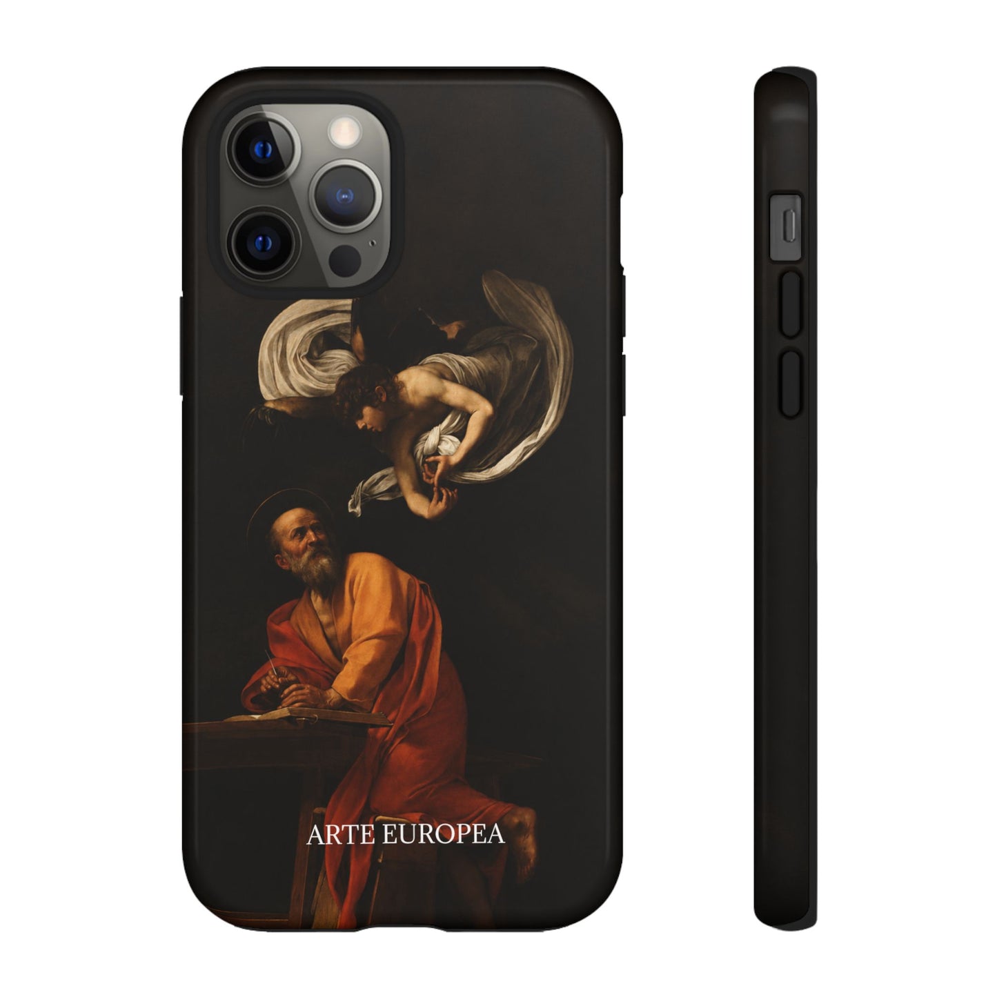 The Inspiration of Saint Matthew - Caravaggio (1602) - iPhone Case