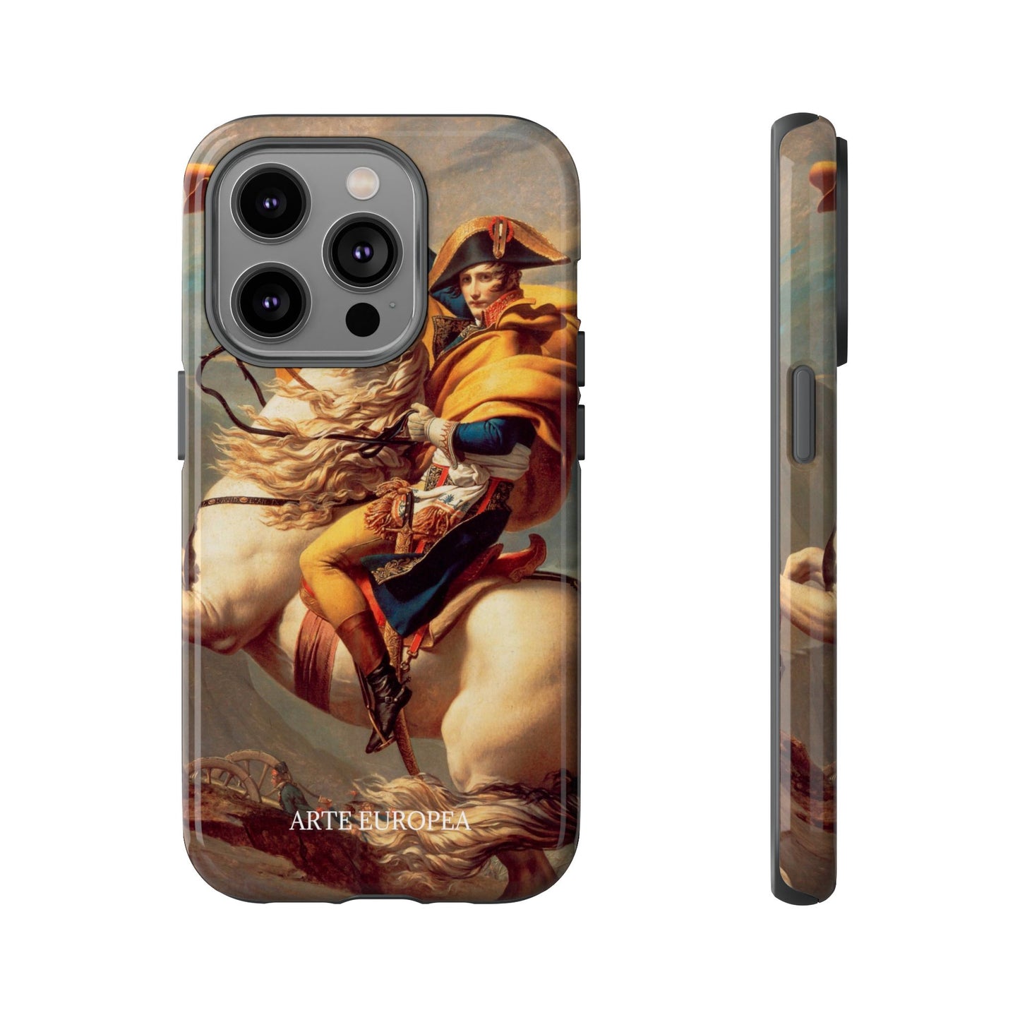 Napoleon Crossing the Alps - Jacques-Louis David (1801) - Phone Case
