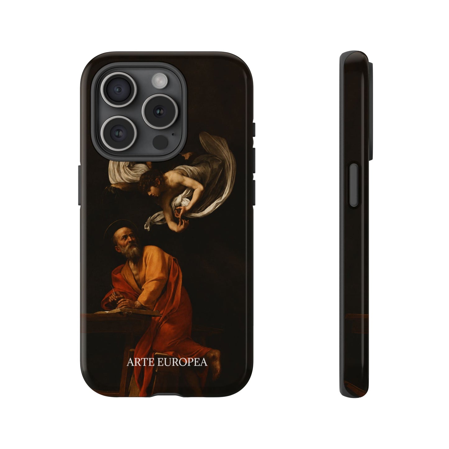 The Inspiration of Saint Matthew - Caravaggio (1602) - iPhone Case