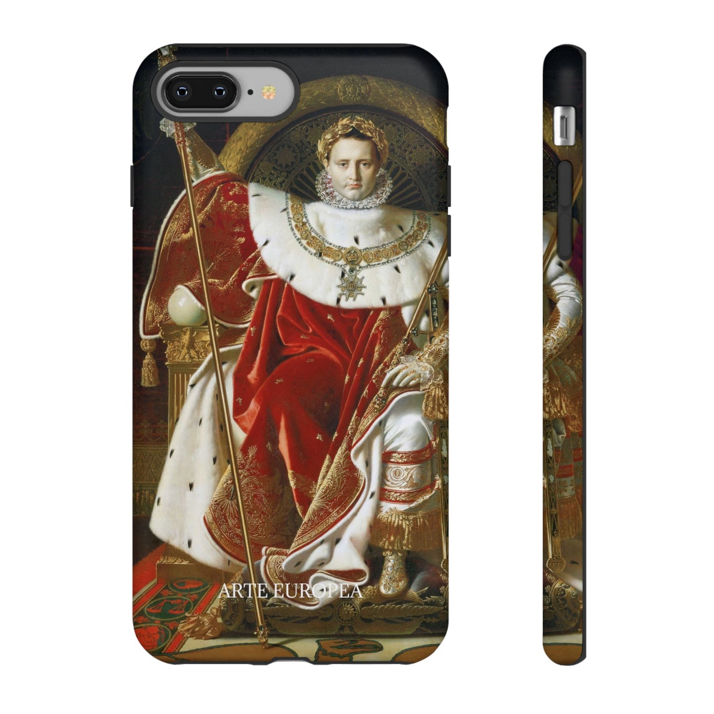 Napoleon I on His Imperial Throne - Jean-Auguste-Dominique Ingres (1806) - iPhone Case