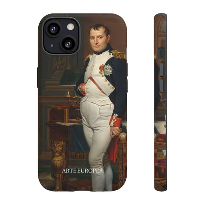 The Emperor Napoleon in His Study at the Tuileries - Jacques-Louis David (1812) - Phone Case