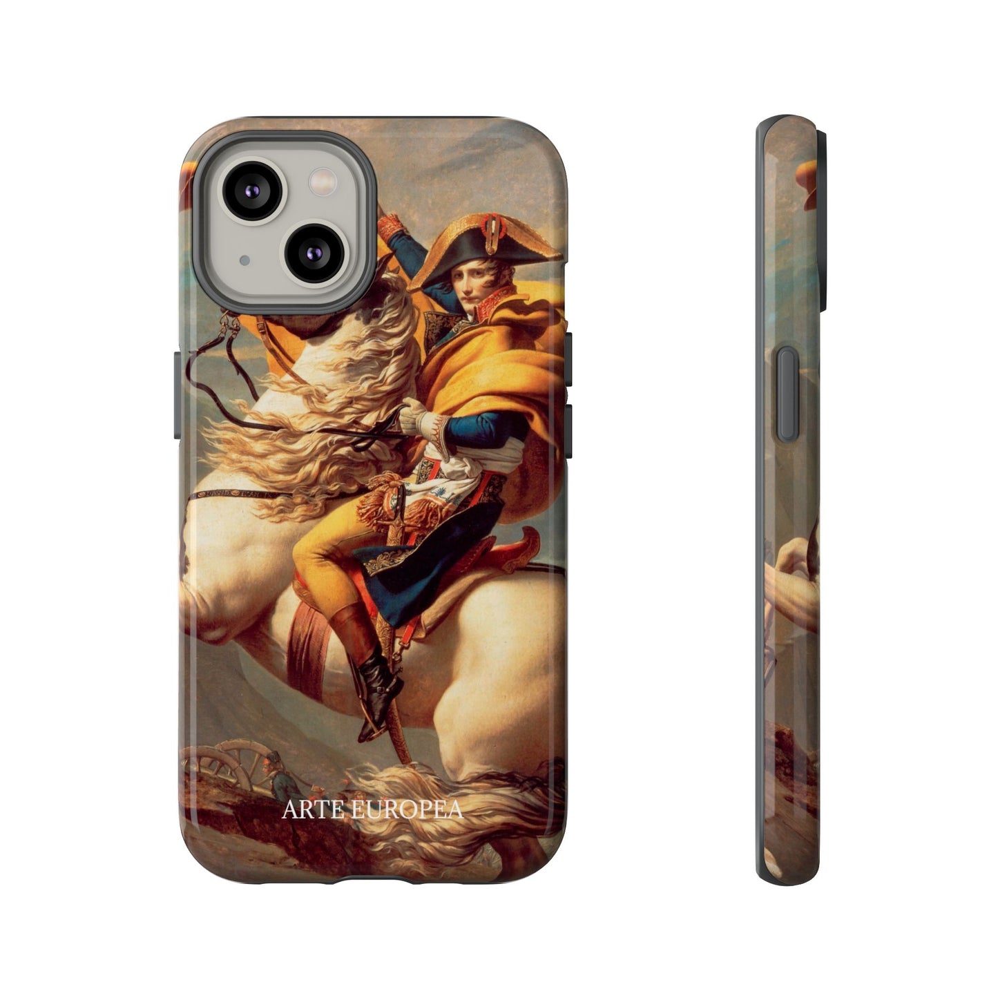 Napoleon Crossing the Alps - Jacques-Louis David (1801) - Phone Case