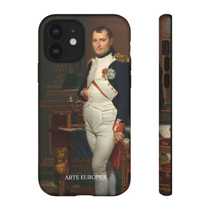 The Emperor Napoleon in His Study at the Tuileries - Jacques-Louis David (1812) - Phone Case