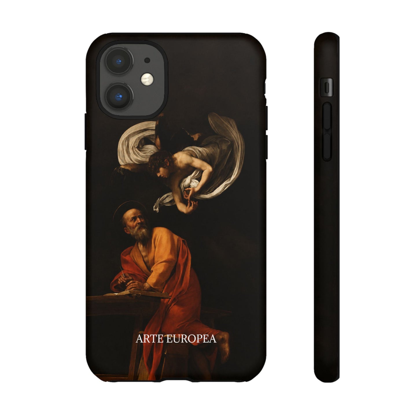 The Inspiration of Saint Matthew - Caravaggio (1602) - iPhone Case